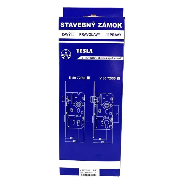 Zámek stavební 8072/55 V, pravý