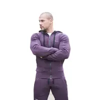 Nebbia AW mikina na zip 720, M, burgundy