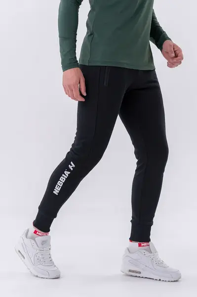 Nebbia Slim tepláky s kapsami na zips “Re-gain”
320 , černá, XXL