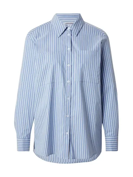 MORE & MORE Blúzka  modrá / biela