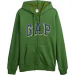 GAP V-HERITAGE LOGO FZ SNL Pánska mikina, zelená, veľkosť