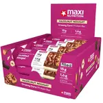 MaxiNutrition Creamy Core Protein Bar proteinová tyčinka s nízkým obsahem cukrů příchuť Hazelnut Nougat 12x45 g