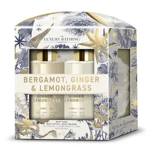 Grace Cole Dárková sada péče o tělo Bergamot, Zázvor & Lemongrass 3 ks