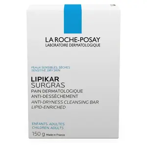LA ROCHE-POSAY Lipikar Surgras Tuhé mýdlo 150 g