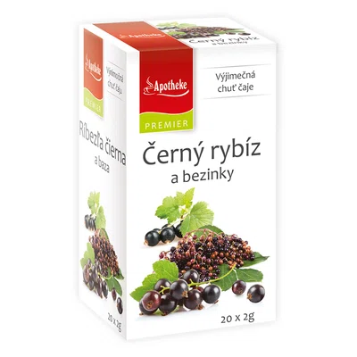 APOTHEKE Černý rybíz a bezinky 20x2 g