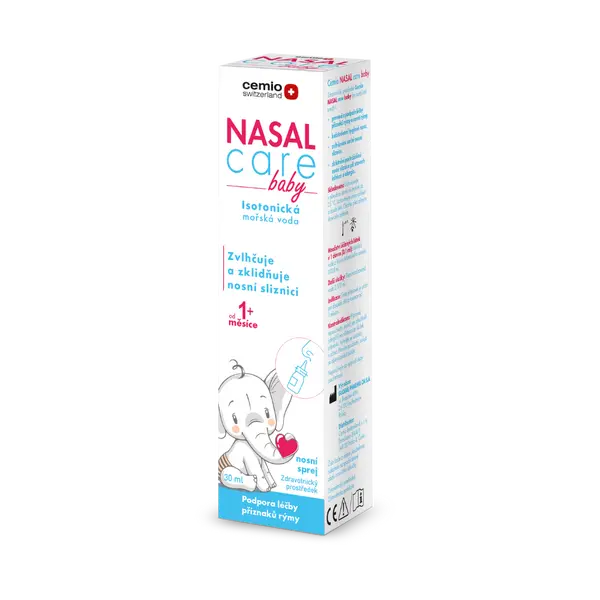 Cemio Isotonická mořská voda Nasal Care BABY, 30 ml
