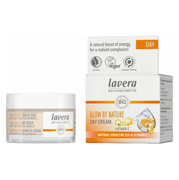 LAVERA Denní krém Glow by Nature s Q10 a Vit C 50 ml