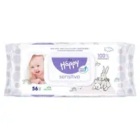 BELLA HAPPY Baby sensitive dětské vlhčené ubrousky 56 kusů