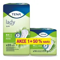 TENA Lady Slim Mini inkontinenční vložky 20 kusů +50 % navíc