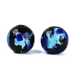 Handmade Silver Foil Glass Lampwork Beads