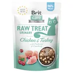BRIT Raw Treat Cat Urinary Chicken&Turkey pamlsky pro kočky 40 g