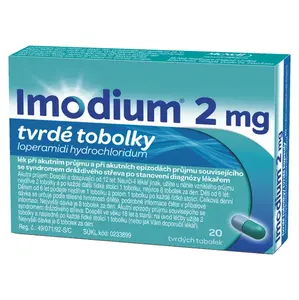 IMODIUM® 2 mg tvrdé tobolky 20 kusů
