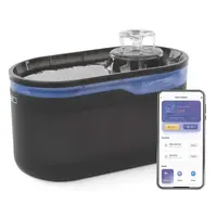 Smart vodní fontána EMOS Pet Care, 2,6 l, šedá, WiFi Tuya