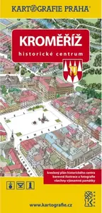 Kroměříž - Historické centrum/Kreslený plán města - Petr Nisler