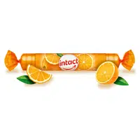 INTACT Hroznový cukr s vitamínen C pomeranč 40 g
