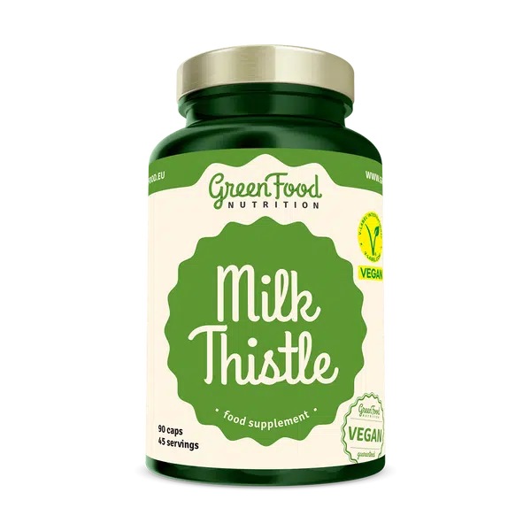 GREENFOOD NUTRITION Milk thistle 90 kapslí
