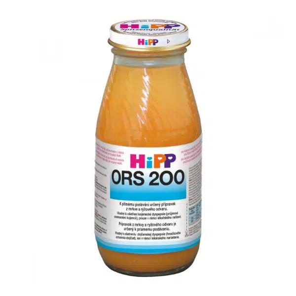 HIPP ORS mrkvový rýžový odvar proti průjmu 200 ml