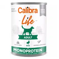 CALIBRA Life konzerva Adult Duck with rice pro psy 400 g