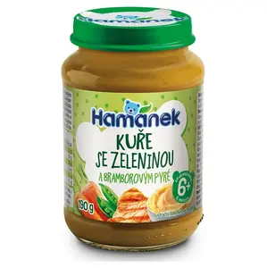 HAMÁNEK Kuře se zeleninou a bramborovým pyré 6m+ 190 g