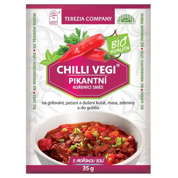 CHILLI VEGI Pikantní kořenící směs BIO 35 g
