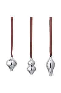 Ferm Living  ozdoba vánoční z porcelánu 3-pack
