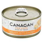 CANAGAN Chicken with salmon konzerva pro kočky 75 g