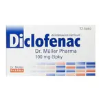 DR.MULLER Diclofenac 100mg 12 čípků
