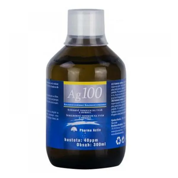 PHARMA ACTIV Koloidní stříbro Ag 100 40 ppm 300 ml