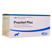 ORION PHARMA Prazitel Plus tablety pro psy s vepřovou příchutí 104 ks