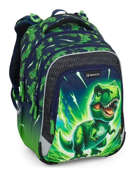 Batoh do školy Bagmaster LUMI 25 C Dinosaur