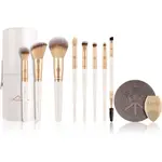 Luvia Cosmetics Prime Vegan sada štetcov s puzdrom Sparkling Wine