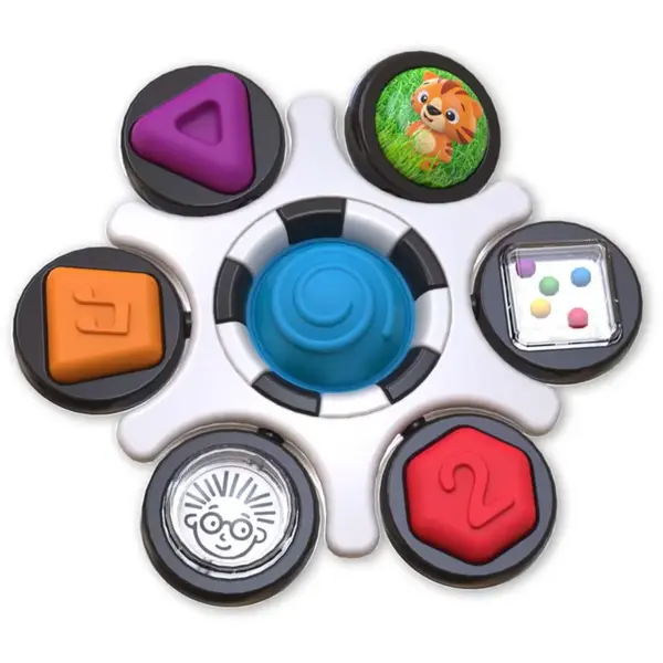 Baby Einstein Curiosity Clutch Twist & Pop aktivity hračka 3 m+ 1 ks