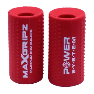 Power System Gripy na posilovací tyč MAX GRIPZ červené - M