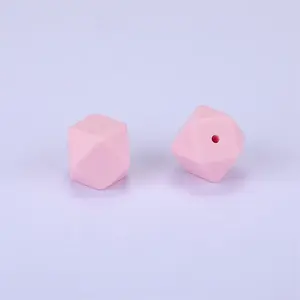 Hexagonal Silicone Focal Beads