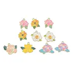 Alloy Enamel Pendants