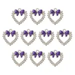 Alloy Enamel with Rhinestone Pendants
