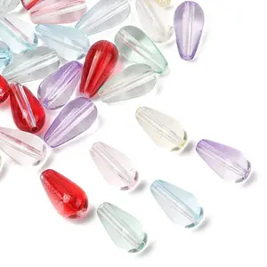 Baking Paint Transparent Glass Beads