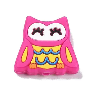 Owl Food Grade Eco-Friendly Silicone Beads