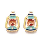 Travel Theme Alloy Enamel Pendants