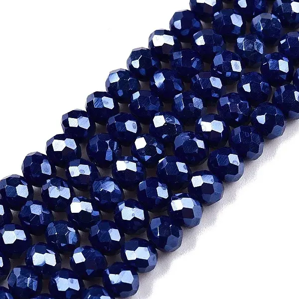 Electroplate Glass Beads Strands
