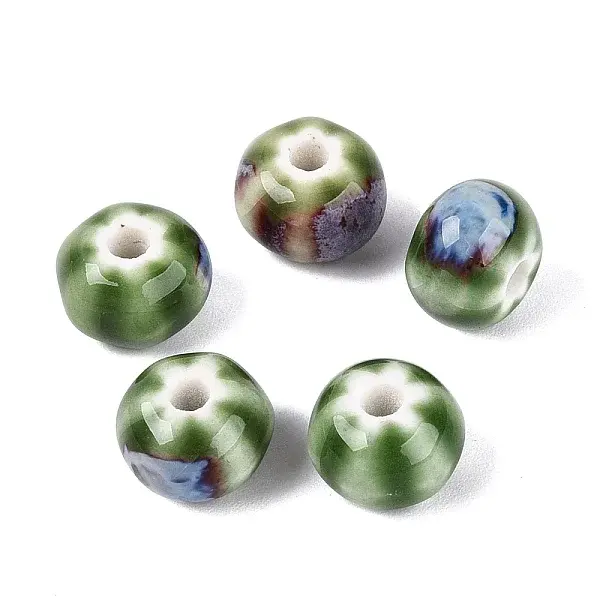 Vintage Handmade Porcelain Beads