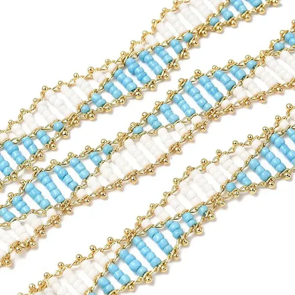 Handmade Glass Seed Beaded Chains