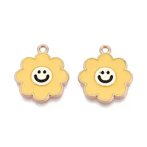 Alloy Enamel Pendants