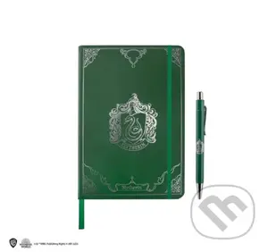 Harry Potter Set zápisník s perom Slizolin