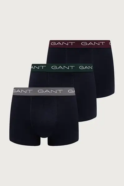 Gant  boxerky pánské bavlněné s elastanem 3-pack