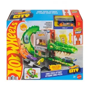 HW CITY CROC PIZZA ATTACK - Hot Wheels
