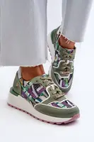 Dámské kožené tenisky na platformě Maciejka