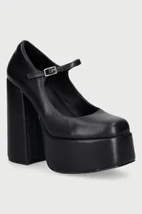 Koi Footwear  lodičky Darkbloom Black Platform