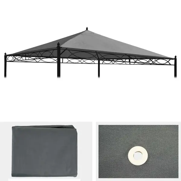 MCW NÁHRADNÍ POTAH STŘECHY PERGOLA CALPE I Šedá