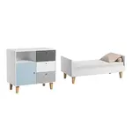 Petits-meubles POKOJ PRO MIMINKO 2DÍLNÝ Concept modrá